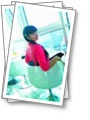 � )