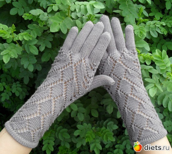 полушерстяные ажурные перчатки, альбом: Перчатки и митенки на заказ