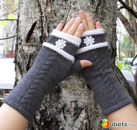 Перчатки и митенки на заказ