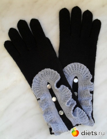 Перчатки и митенки на заказ