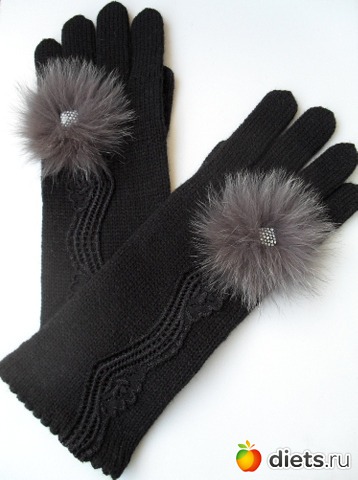 Перчатки и митенки на заказ