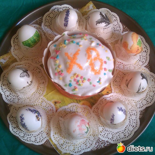 первый самостоятельно испеченный кулич, альбом: Пасха 2014