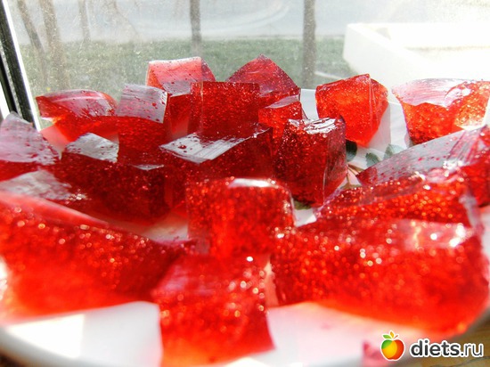 Желе из каркадэ, альбом: Десерты (без выпечки)