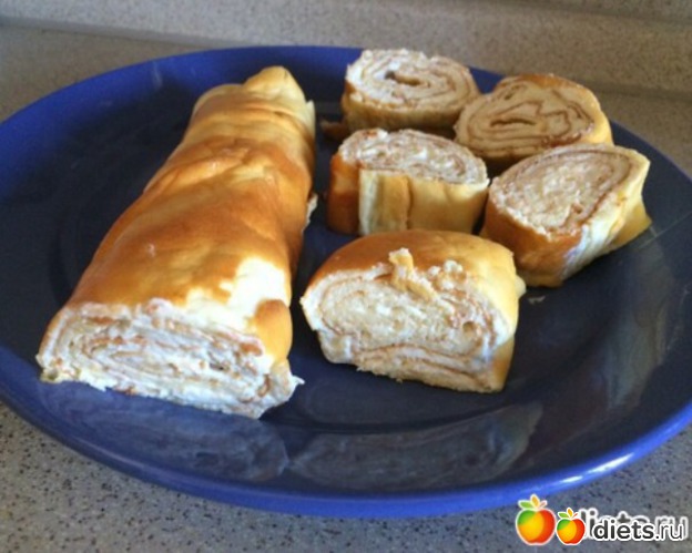 Рулет без ДОПов, альбом: Дю Выпечка без отрубей в рецепте