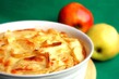 Сладкая рисовая запеканка с яблоками