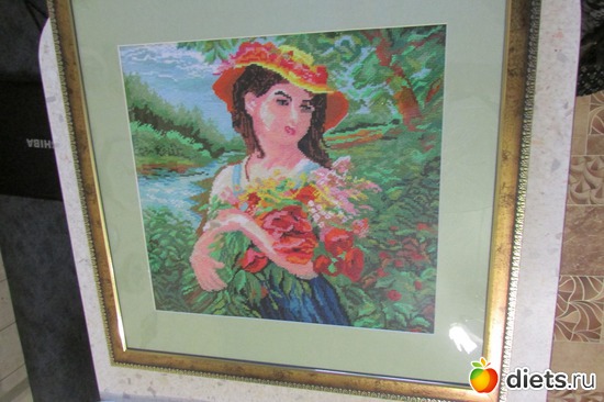 маки ...45х45см вышивка крестом, альбом: мои поделки ит.д