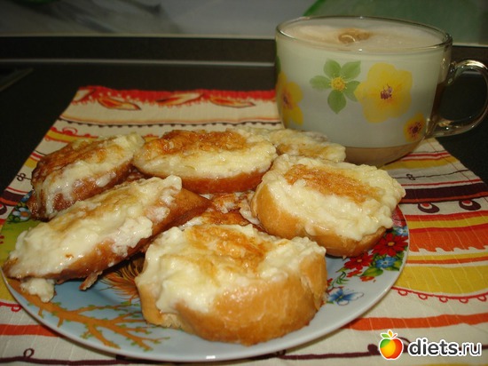 гренки с сырно-яичным омлетом, альбом: Мои вкусняшки