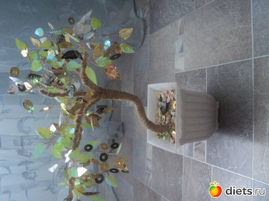 1 фото: моя пробная работа-денежное дерево