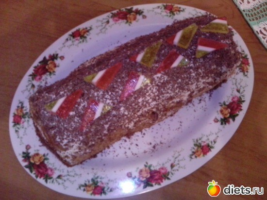 рулет из печенья., альбом: Мои блюда.