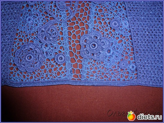 Авторская работа - жакет с вставками в технике ирландское кружево...детали..., альбом: Моё вязание, моё хобби