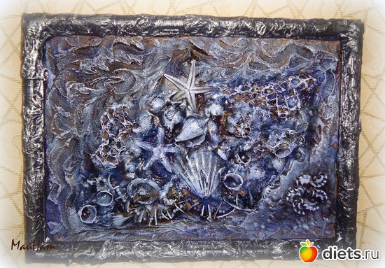 "Морские глубины", альбом: Новая техника в рукоделии ТЕРРА (для меня новая)