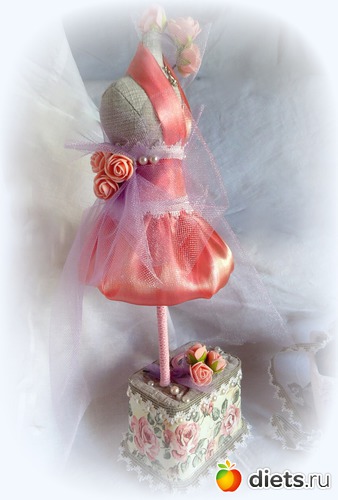 Декоративный манекен - светильник, альбом: мои рукоделки.