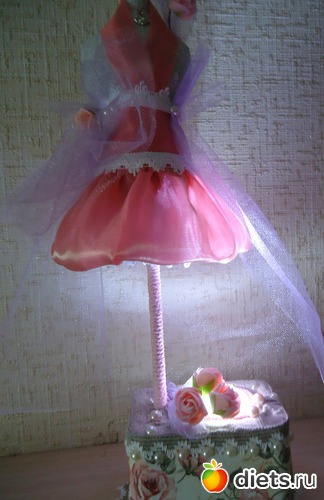 Декоративный манекен - светильник, альбом: мои рукоделки.