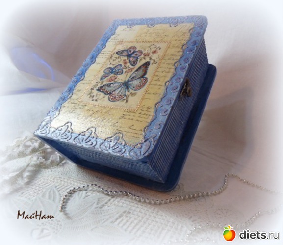 Шкатулка книга, альбом: мои рукоделки.