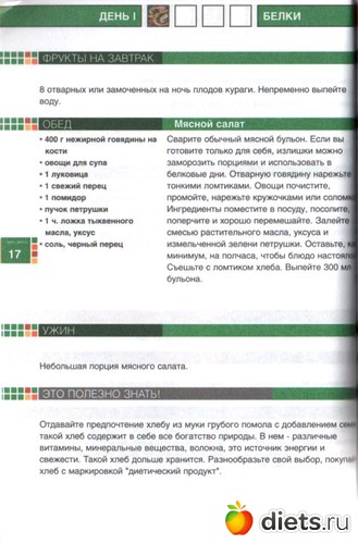 14 фото: 90 дневная диета раздельного питания