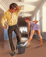 Первый день с подработкой