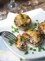 Фаршированные шампиньоны. Вкусная коллекция
