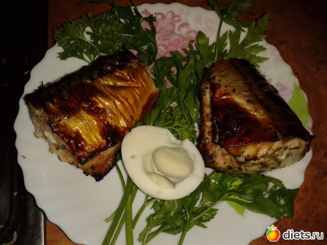 Скумбрия приготовленная на гриль-газе.( Ужин), альбом: Все по Системе-60)