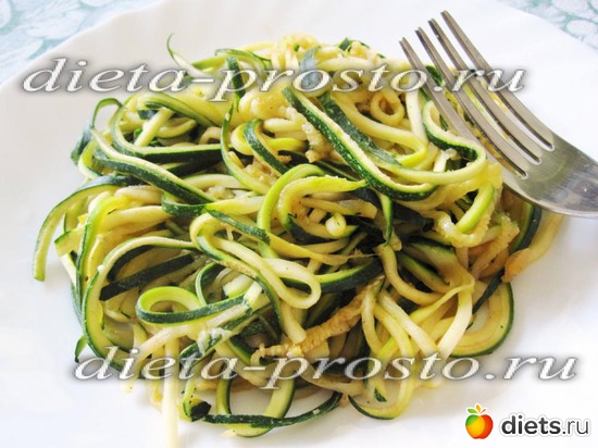 Спагетти из кабачков, альбом: Рецепты