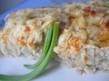 Куриное филе, запеченное с яйцами и пекинской капустой. 100 гр - 74,4 ккал, Б - 12,3, Ж - 1,3, У - 1,6