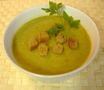 Суп-крем из кабачков с рисом *Выход: 500 грамм. Белки — 6,0 г, жиры — 13,5 г, углеводы — 32,5 г. Калорийность — 278,0 ккал.