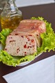 Куриный террин с зеленым горошком *Калорийность на 100г - 107ккал *