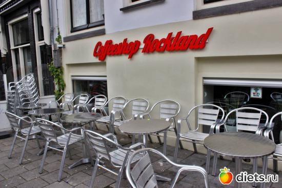 В этом кафе можно покурить травку)), альбом: Амстердам глазами старшей дочери. апрель 2014