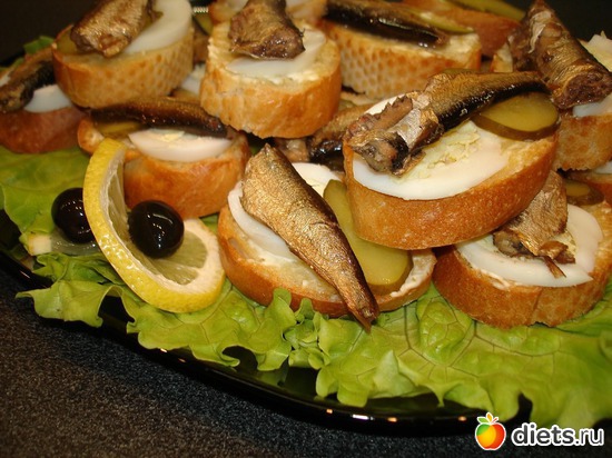 бутерброды со шпротами, альбом: Мои вкусняшки