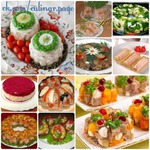 Великолепная подборка заливных блюд для новогоднего стола!!!