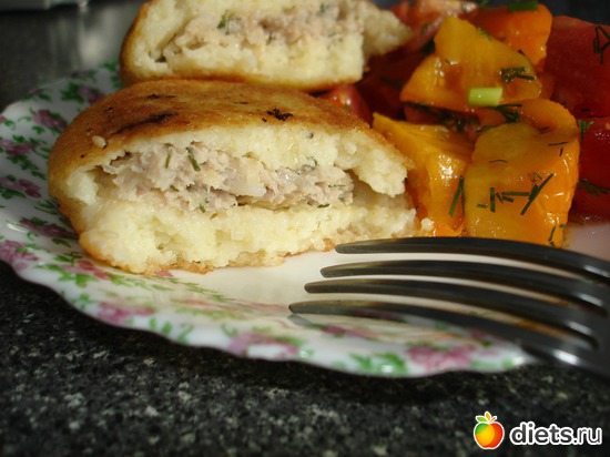 Зразы из макарон с мясом(внутри), альбом: Мои вкусняшки