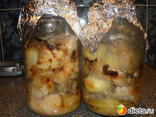 нежная курочка из банки без капли масла