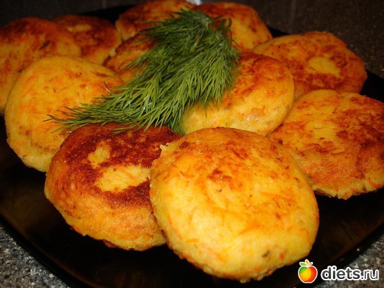 Котлетки из отварного картофеля и рыбной консервы, альбом: Мои вкусняшки