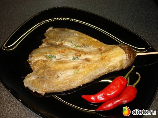 "Кисть" из баклажана в омлете, альбом: Мои вкусняшки