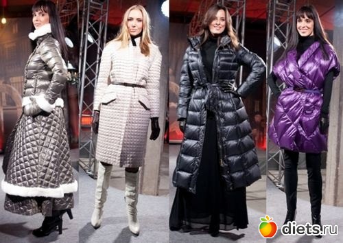 С чем носить пуховик