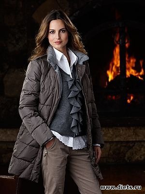 С чем носить пуховик