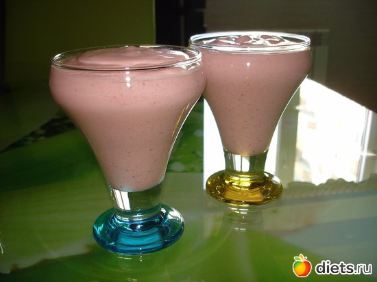 ягодно-сливочный крем с вишней клубникой и бананом, альбом: Мои вкусняшки