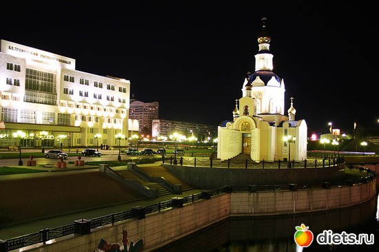 "Храм возле Белгу" ночью), альбом: _Церквушки_