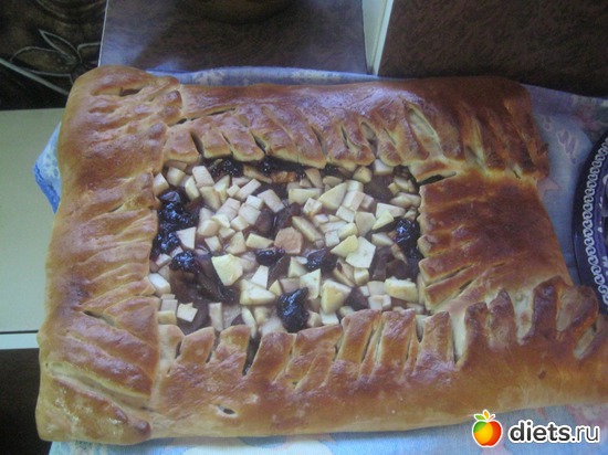 яблочно- смородиновый пирог, альбом: вкусняжки