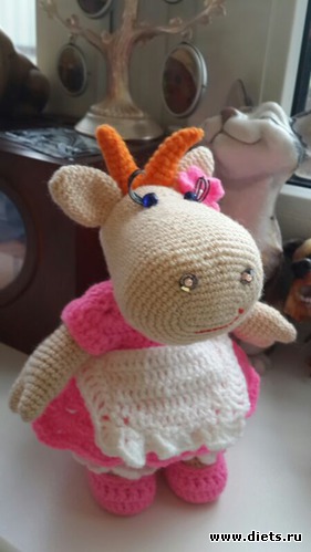 Коровка, альбом: Мое хобби.Вязаные игрушки.