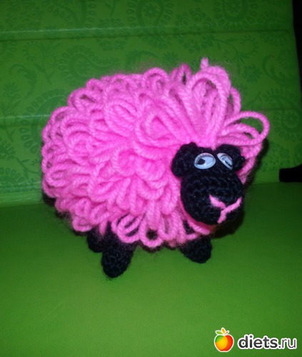 Овечка, альбом: Мое хобби.Вязаные игрушки.