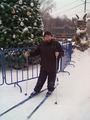 На лыжах в Кузьминках)