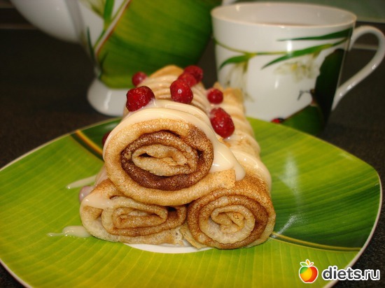 блинчики пшенично-овсяные со сгущенкой, альбом: Мои вкусняшки