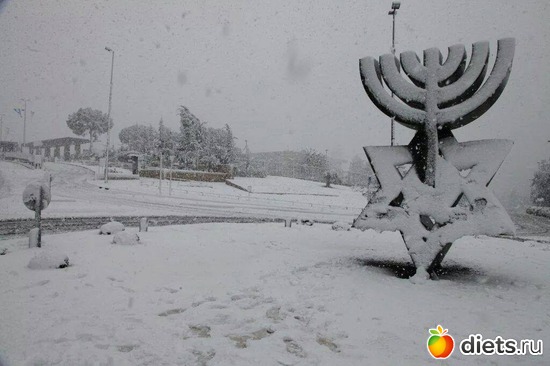 1 фото: Израильская зима 2015 год .