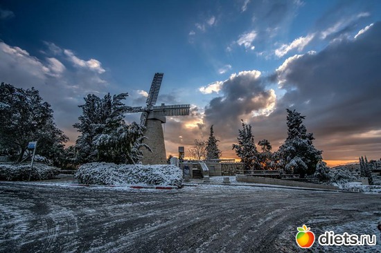 7 фото: Израильская зима 2015 год .