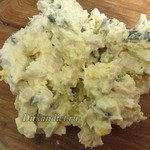 Салат с курицей и корнишонами, Дюкан, атака