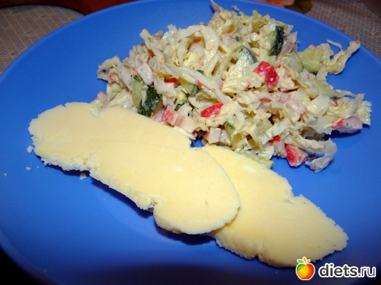 Салатик с крабовыми палочками, альбом: Мой Дю рацион