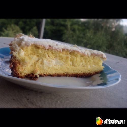 Бисквитный тортик с кремом)), альбом: Моя еда.