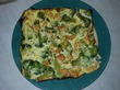 Запеканка с брокколи и курицей.