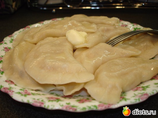 Вареники с картофельным пюре и луком обжаренным на шкварках, альбом: Мои вкусняшки