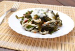 Салат из кальмаров с морской капустой